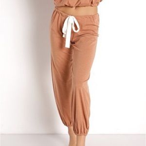 Eberjey Heather Cropped Pants